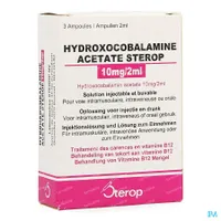 Graan Zeg opzij Tot ziens Sterop Hydroxocobalamine 10mg/2ml 3 ampoules hier online bestellen |  FARMALINE.be