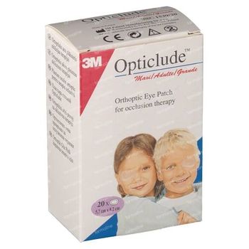 3M Opticlude Oogpleister Senior 8,2cm X 5,7cm 153920 20 st