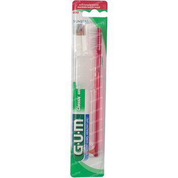 GUM Brosse à Dents Classic Compact 1 pièce