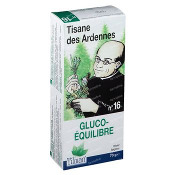 Kruidenthee uit de Ardennen® n°16 Gluco-Evenwicht 70 g