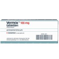 Vermox 100mg 6 tabletten