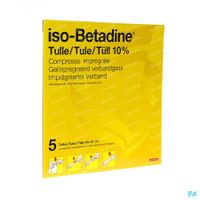iso-Betadine® Tule 10% 5 kompressen