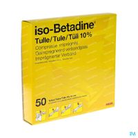 iso-Betadine® Tule 10% 50 kompressen