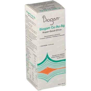 Biogam Cu-Au-Ag Fl 60 ml