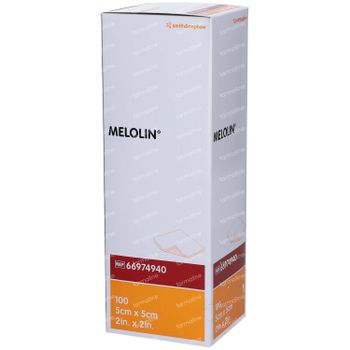 Melolin Stérile Compresse 5 x 5cm 66984940 100 st