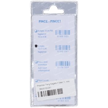 Pharmex Pince Ongles + Ressort 12cm 1 st