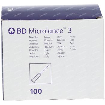 BD Microlance 3 Aiguilles 26G 3/8 SB 0.45x10Mm 100 st