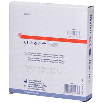 Hartmann Bandage Compressif Stérile 5 10x10 8lg 401125/2 12 st