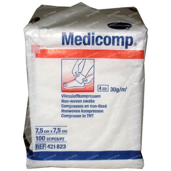 Hartmann Medicomp Compresse 4 Plis 7.5 x 7.5cm 421823 100 st