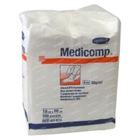 Hartmann Medicomp Kompres 4 Lagen 10 x 10cm 421825 100 st