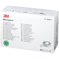 Image of 3M Micropore Medische Hechtpleister 1,25cmx9,14m 24 pleisters 