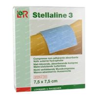 Stellaline 3 Pansement Stérile 7,5X 7,5cm 12 st
