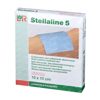 Lohmann & Rauscher Stellaline 5 Compresses Non-Adhérente Absorbante Sterile 10x10cm 10 pièces
