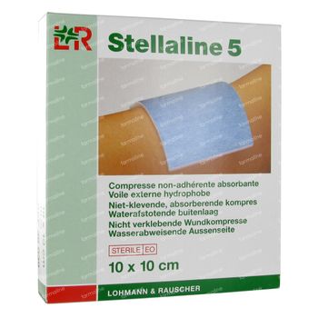 Lohmann & Rauscher Stellaline 5 Compresses Non-Adhérente Absorbante Sterile 10x10cm 10 pièces