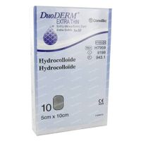 Duoderm Extra Dun 5cm x 10cm 10 st