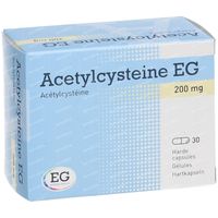 Acetylcysteïne EG 200mg 30 capsules