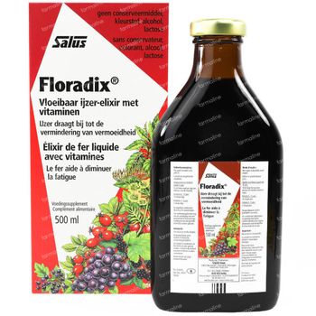 Salus Floradix IJzer-Elixir 500 ml