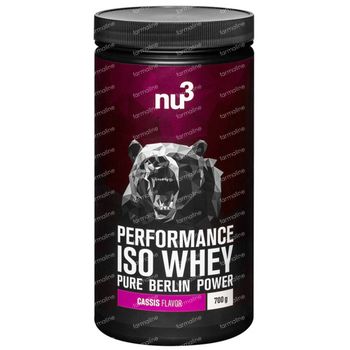 nu3 Clear Whey Isolate Cassis 700 g