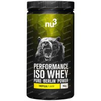 nu3 Performance Iso Whey Tropical Poeder 700 g poeder