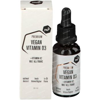 nu3 Premium Vitamine D + K2 30 ml