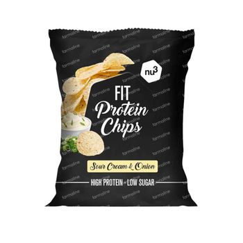 nu3 Fit Protein Chips Sour Cream & Onion 50 g