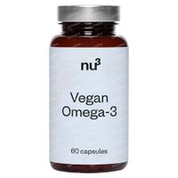 Nu3 Omega-3 Vegan 60 kapseln