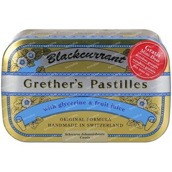Grethers Pastilles Blackcurrant 440 g