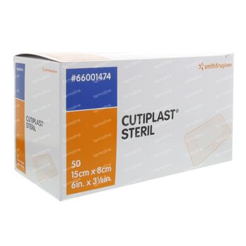 Cutiplast Stérile 8,0x15,0cm 66001474 50 st