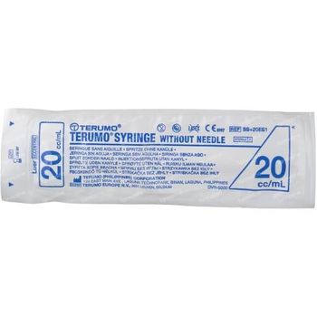 Wegwerpspuit 20 ml Terumo Zonder Naald Luer Ss-20e 1 wegwerpspuit