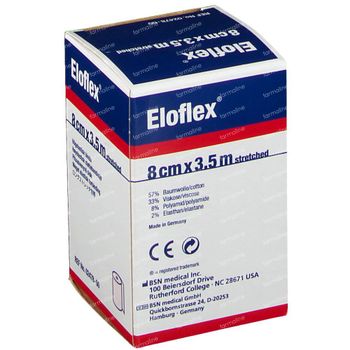 Eloflex Elastisch 8cm x 3.5m 1 st