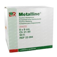 Metalline Tracheo Compresse 8 x 9cm 50 st