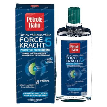 Pétrole Hahn Lotion Tonique Force 5 Protection Cheveux Blancs ou Gris 300 ml