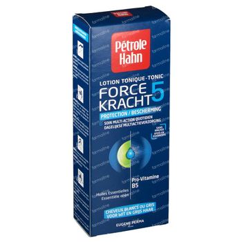 Pétrole Hahn Lotion Tonique Force 5 Protection Cheveux Blancs ou Gris 300 ml