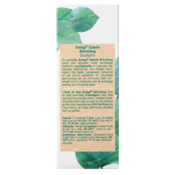Kneipp Refreshing Huile de Bain Eucalyptus 100 ml