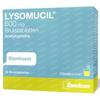 Lysomucil 600mg 30 bruistabletten