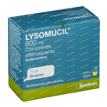 Lysomucil 600mg 30 bruistabletten