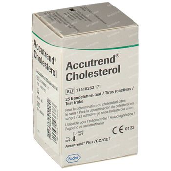 Bandelettes Réactives Roche Accutrend Cholestérol 25 st