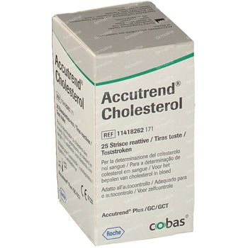 Bandelettes Réactives Roche Accutrend Cholestérol 25 st