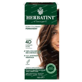 Herbatint Soin Colorant Permanent 4D Châtain Doré 1 pièce