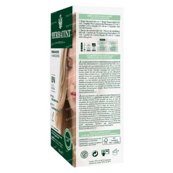 Herbatint Colorant Cheveux Permanente Blond Clair 8N 150 ml