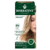 Herbatint Permanente Haarkleuring Lichtblond 8N 150 ml