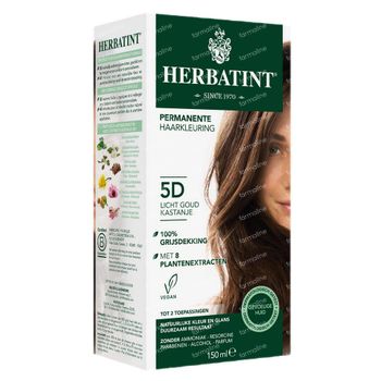 Herbatint Soin Colorant Permanent Chatain Clair Dore 5D 150 ml