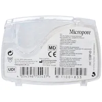 Micropore chirurgische tape 3M 1,25 cm x 5 m wit, met een dispenser