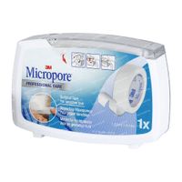 Image of 3M Micropore Surgical Tape Dispenser 1,25cm x 9,14m 1530-0/D 1 stuk 