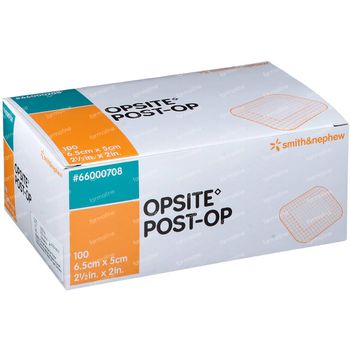 Opsite Post-Op 6.5 x 5cm 66000708 100 st