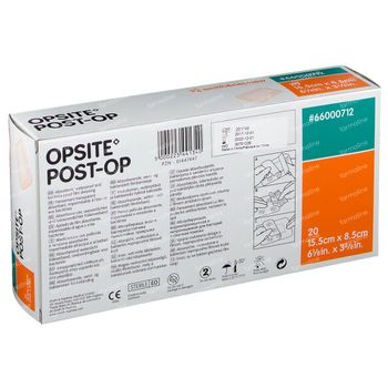 Opsite Post-Op 15.5 x 8.5cm 66000712 20 st