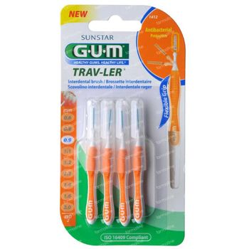 GUM Trav-Ler 0,9mm 4 pièces