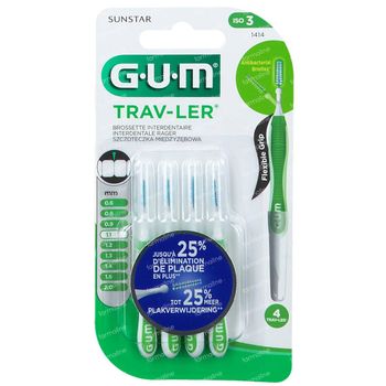 GUM Trav-Ler 1,1mm 4 stuks