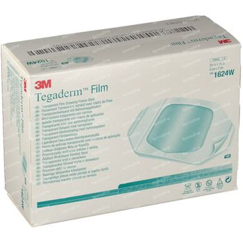 3M Tegaderm Film - Transparant Filmverband 6cm x 7cm 1624W 100 st