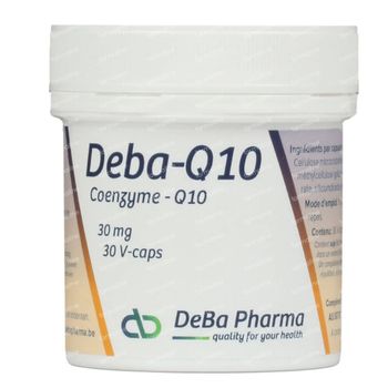 DeBa Pharma Coenzyme Q10 30Mg 30 capsules